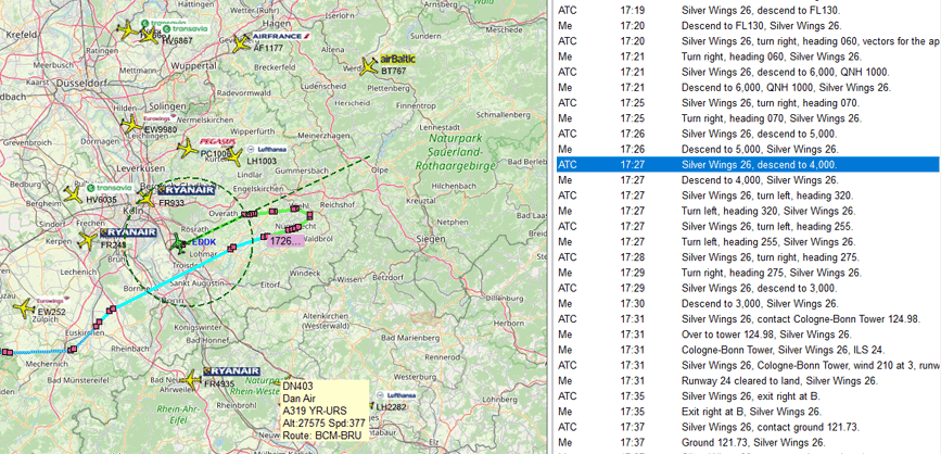 Map showing Vectoring